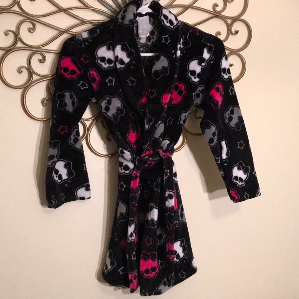Girls Monster High belted robe